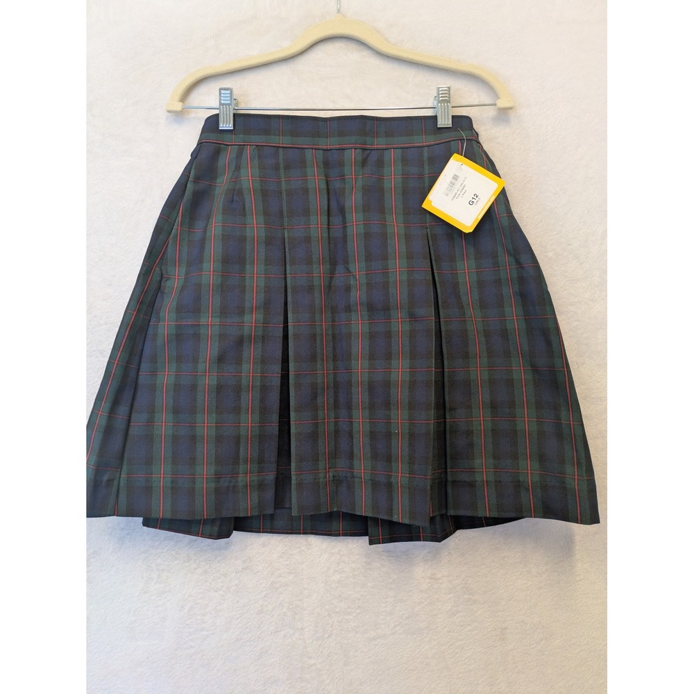 Dennis Uniforms Girls Plaid Pleated School Skirt G12 Union‎ Made in USA